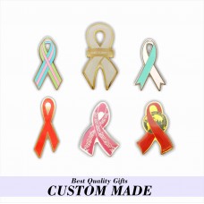Collar pin - awareness pins , cancer pins , ribbon pins